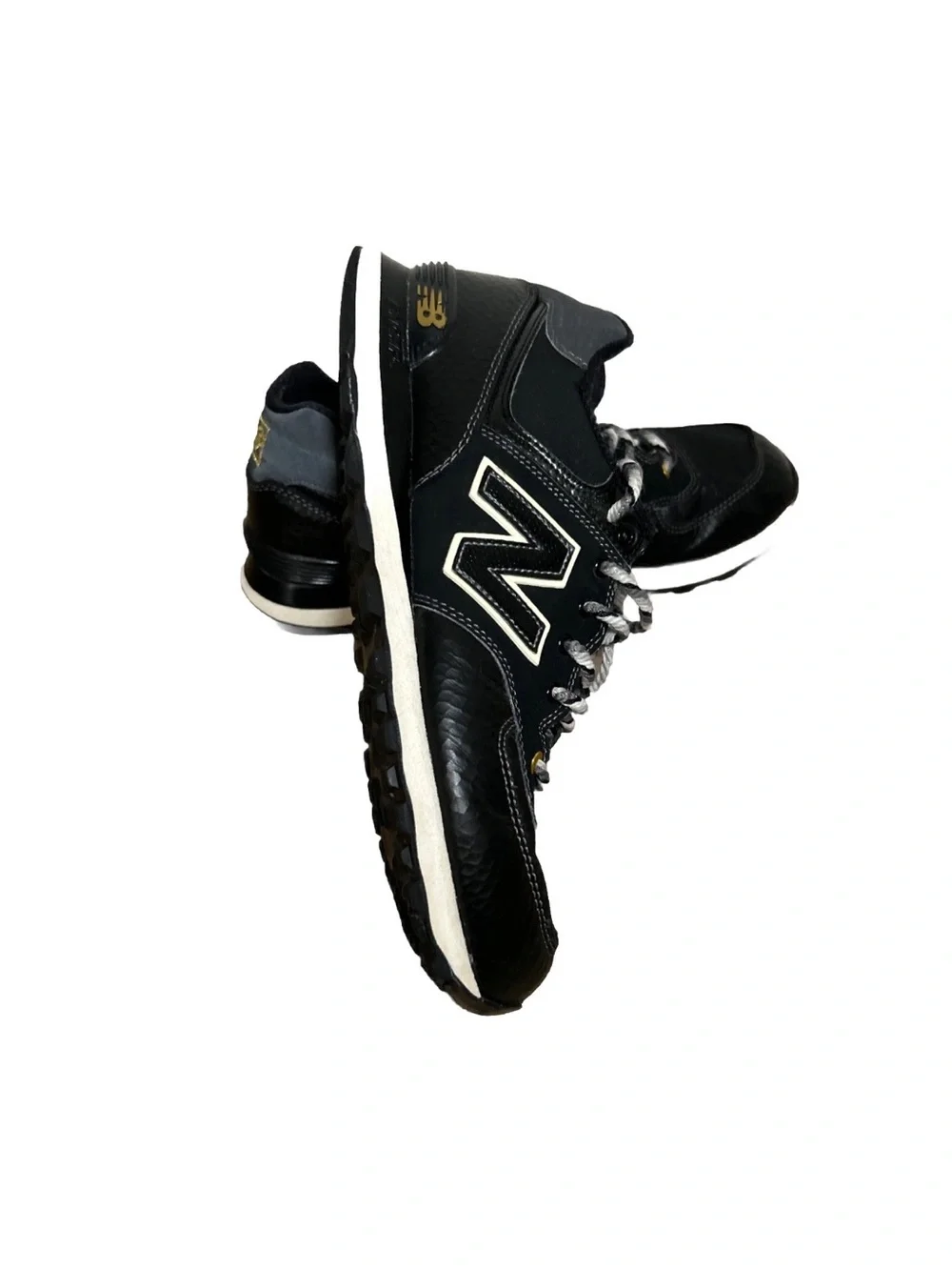 New Balance Shoes-2013 574 Year Of The Snake Black Gold Glow Men’s Size 11.5